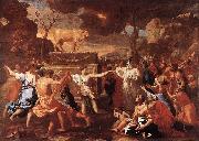 Nicolas Poussin Adoration of the Golden Calf oil